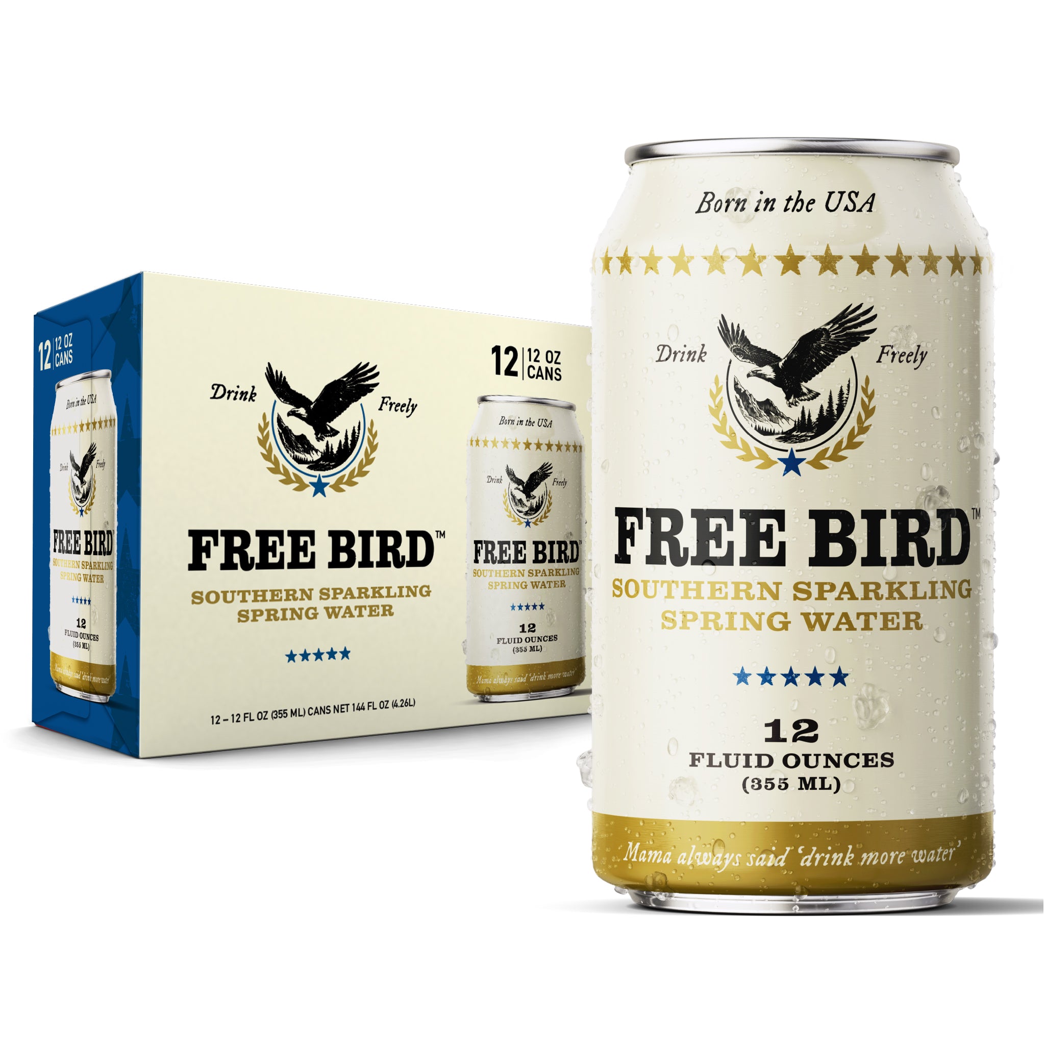 12oz 12-Pack Southern SPARKLING Spring Water